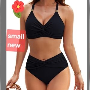 ☆Stylish Black Women's Bikini Set Small NEW!